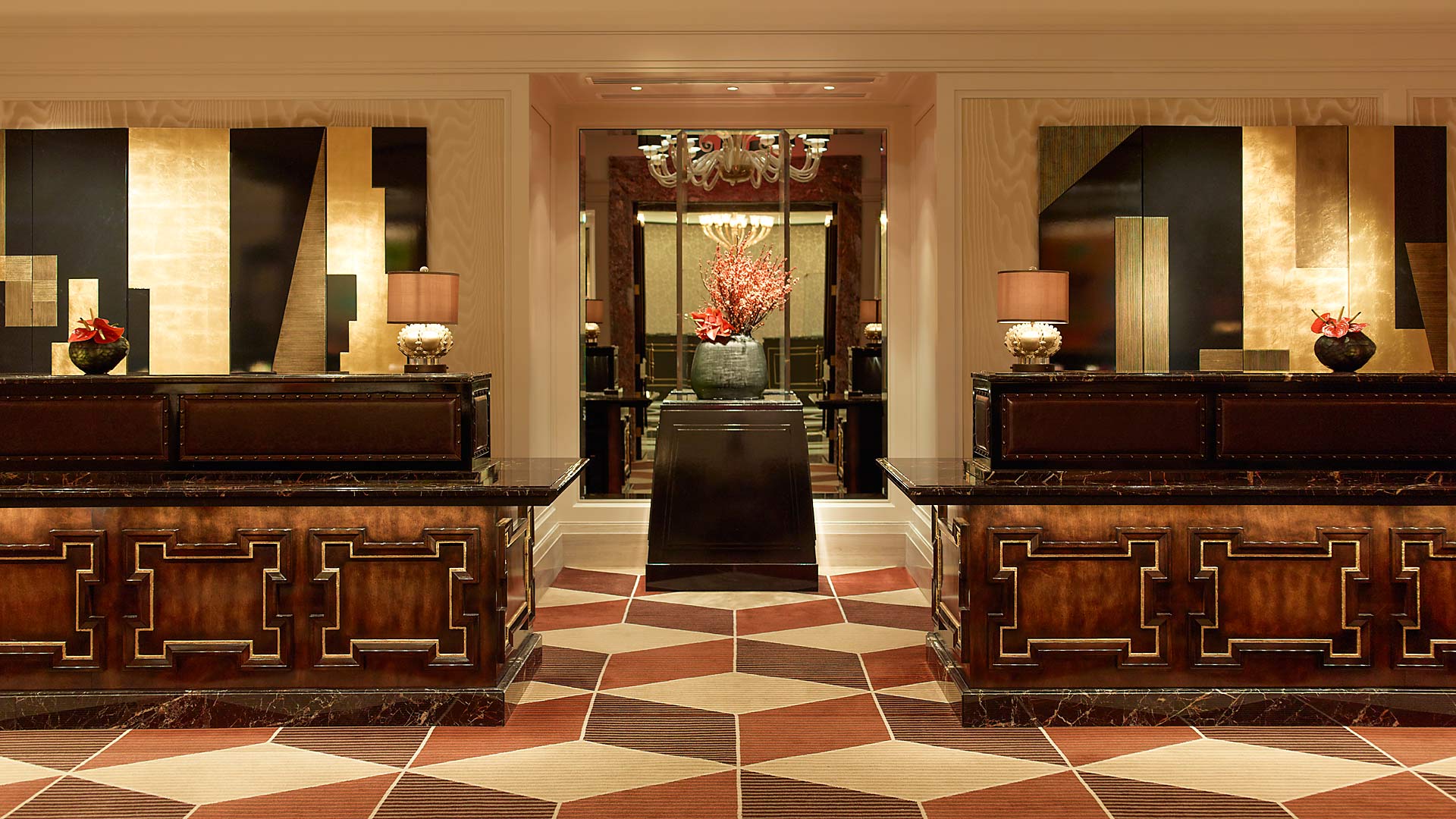 New York Palace Hotel - interior design by BAMO - Towers lobby