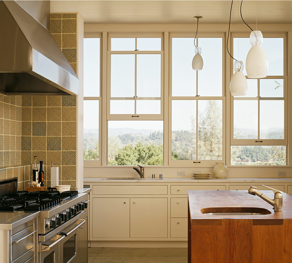 West Dry Creek Residence Healdsburg Kitchen - interior design by BAMO